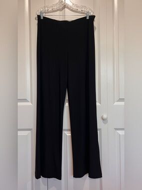 Frank Lyman Classic Black Wide-Leg Women's Pants